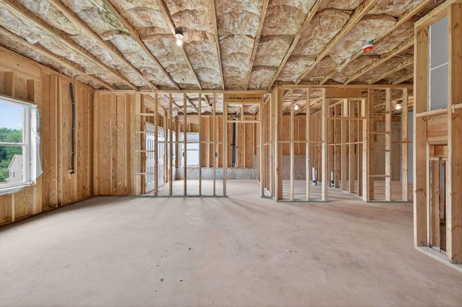 Spacious, unfurnished interior of a new home in Traditions Of Braselton, Jefferson (Image 46). Spacious, unfurnished interior of a new home in Traditions Of Braselton, Jefferson (Image 46).