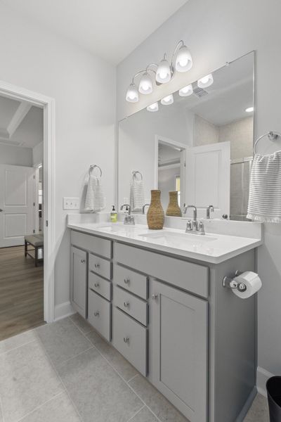 Furnished interior view inside a new home in Cedar Glen Preserve, Huger (Image 29).