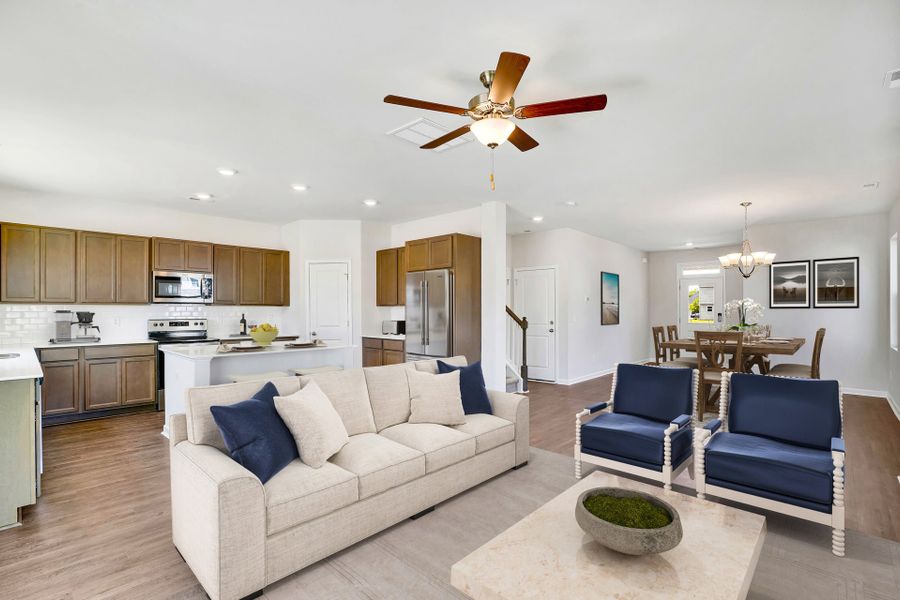 Representative furnished interior of a home built from the Metcalf by McKee Homes in Bedford, Raeford (Image 6).