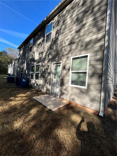 Exterior details and patio area of a home in Wildwood at Avalon, McDonough (Image 3).