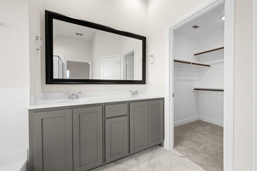 Representative exterior photo of a completed home built from the Walden by Impression Homes in Timberbrook, Justin, TX (Image 16).