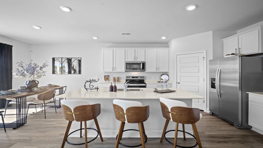 Furnished interior view inside a new home in The Pines at New Hampstead, Savannah (Image 3).