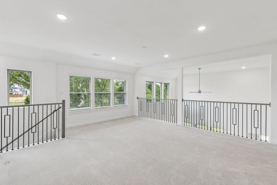 Game Room in the Da Vinci II home plan by Trophy Signature Homes – REPRESENTATIVE PHOTO