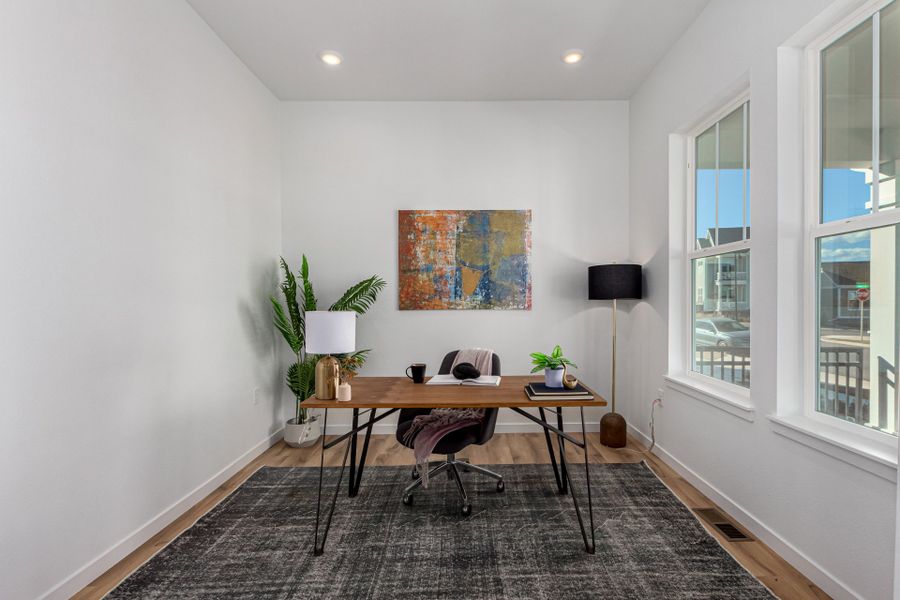 Furnished interior view inside a new home in Westerly, Erie (Image 20).