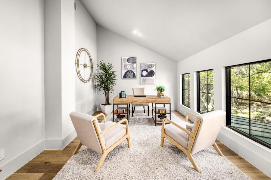 Furnished interior view inside a new home in , New Braunfels (Image 10). Furnished interior view inside a new home in , New Braunfels (Image 10).