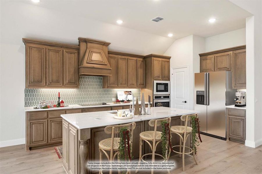 Furnished interior view inside a new home in Mockingbird Hills 60-65, Joshua (Image 6).