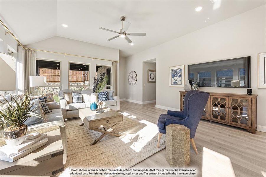 Furnished interior view inside a new home in Ridge Ranch, Mesquite (Image 12). Furnished interior view inside a new home in Ridge Ranch, Mesquite (Image 12).