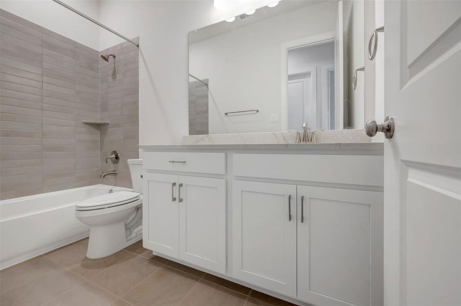 Furnished interior view inside a new home in Brookewater - Ascent Collection, Rosenberg (Image 12).