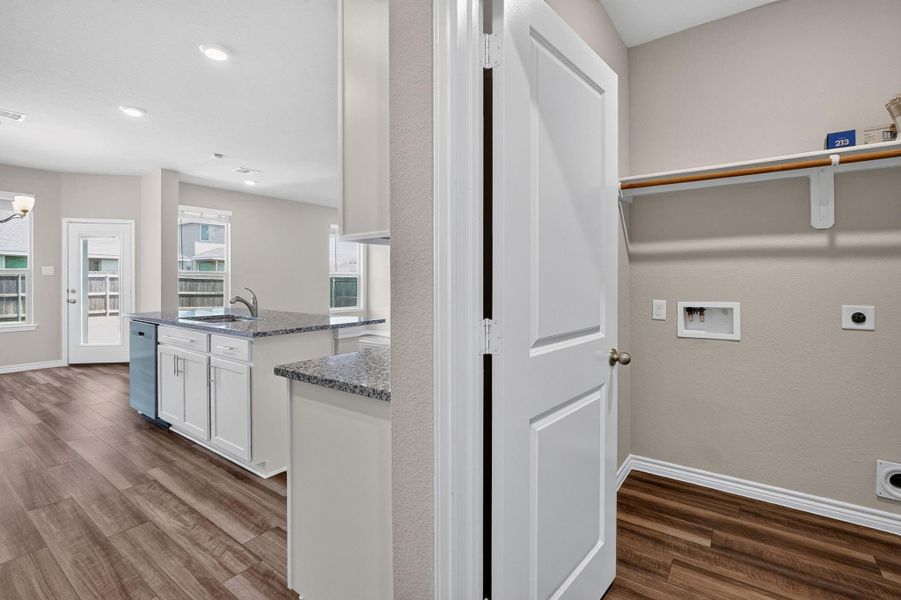 Furnished interior view inside a new home in , College Station (Image 16). Furnished interior view inside a new home in , College Station (Image 16).