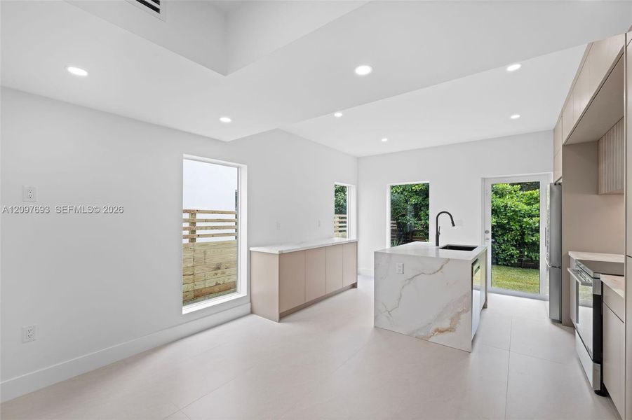 Furnished interior view inside a new home in , South Miami (Image 4).