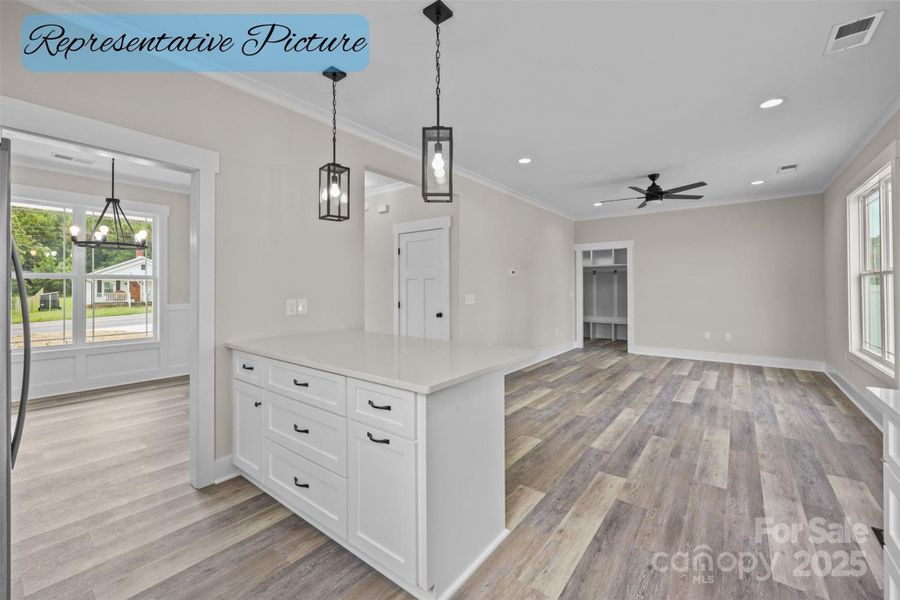 Furnished interior view inside a new home in , New London (Image 17). Furnished interior view inside a new home in , New London (Image 17).