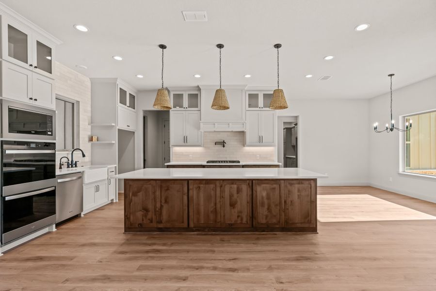 Furnished interior view inside a new home in Parker Meadows, Weatherford (Image 3).