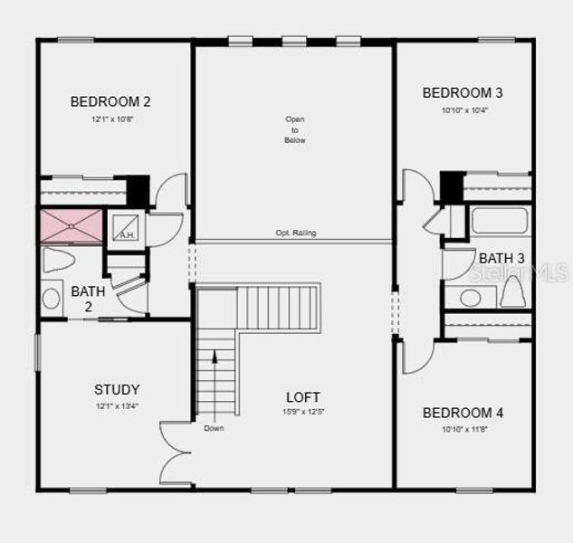 2D floor plan layout of this home in Windward Preserve, Cocoa, FL (Image 2). 2D floor plan layout of this home in Windward Preserve, Cocoa, FL (Image 2).