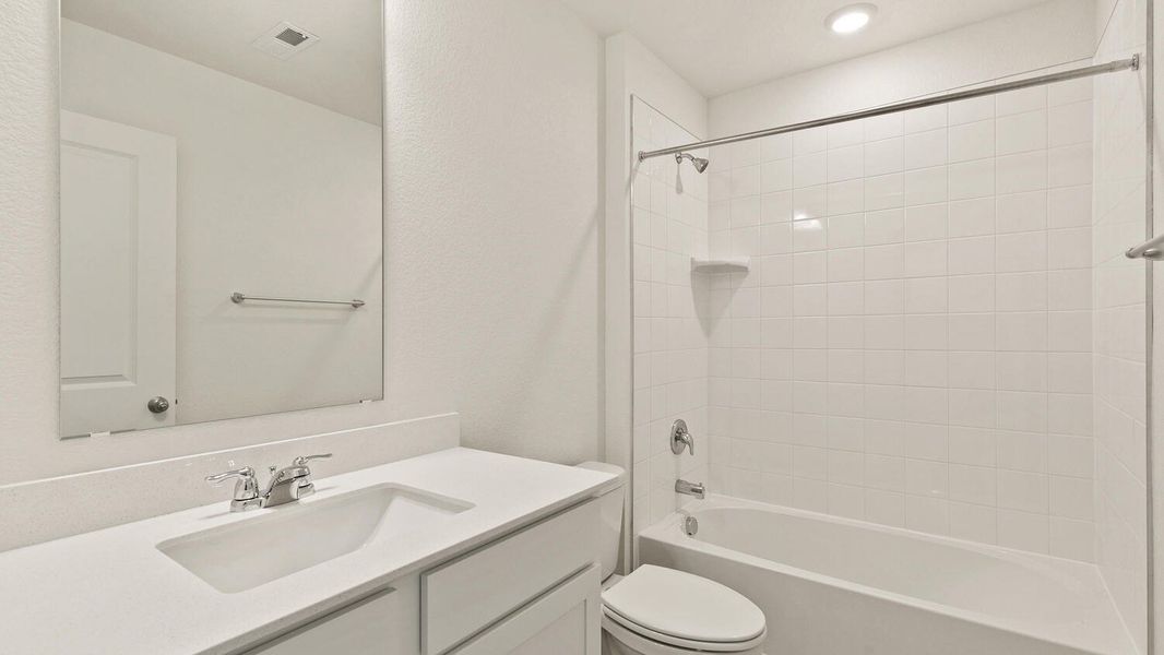 Furnished interior view inside a new home in The Ridge at Lorson Ranch, Colorado Springs (Image 7).