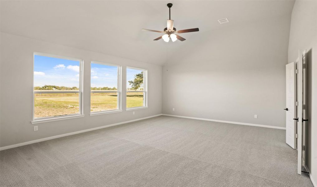 Spacious primary suite (*Photo not of actual home and used for illustration purposes only.)