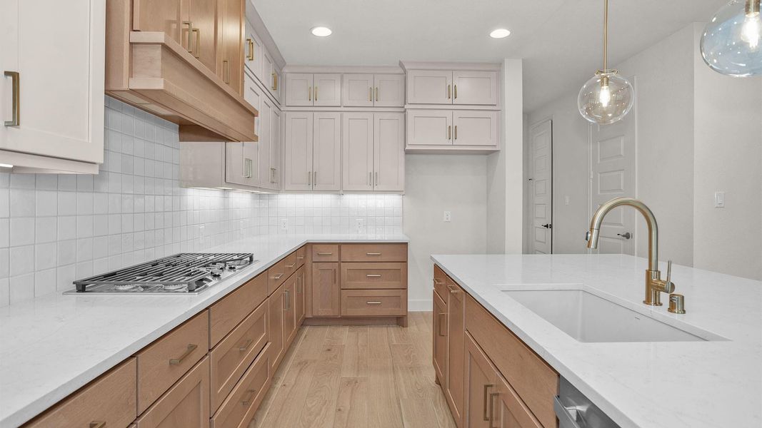 Furnished interior view inside a new home in Elyson, Katy (Image 6).