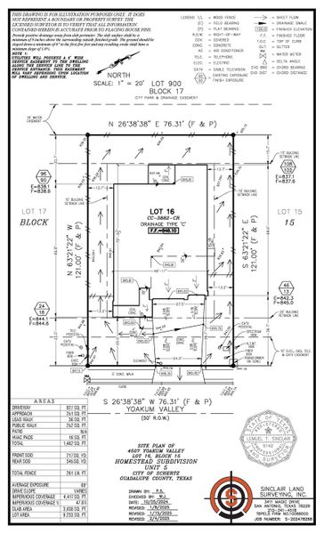 4507 yoakum valley - site plan revised 2.4.25