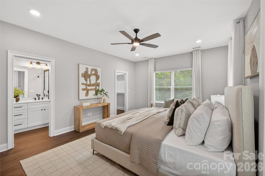 Furnished interior view inside a new home in , Charlotte (Image 5).