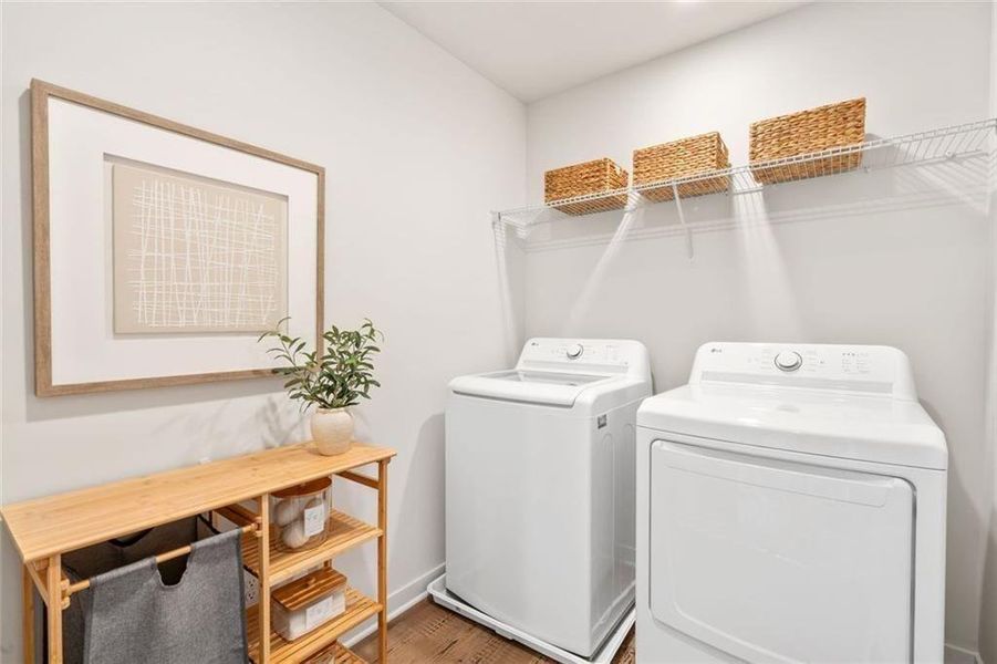 Furnished interior view inside a new home in Walker Grove, McDonough (Image 18).