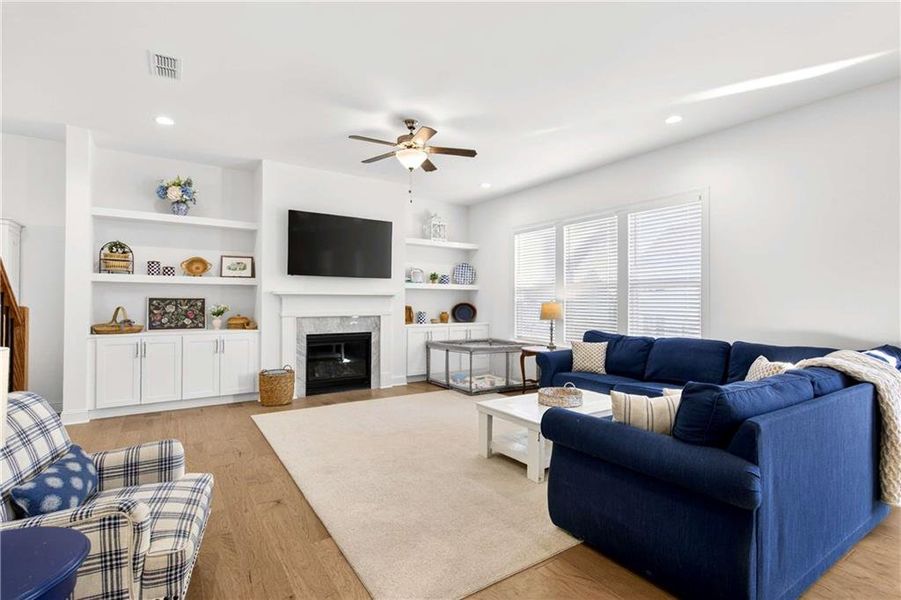 Furnished interior view inside a new home in East Harbor II at Chestatee, Dawsonville (Image 14).