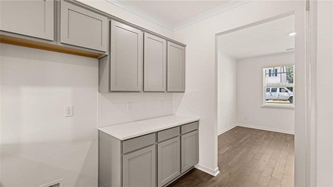Furnished interior view inside a new home in Bridle Creek, Locust Grove (Image 8).
