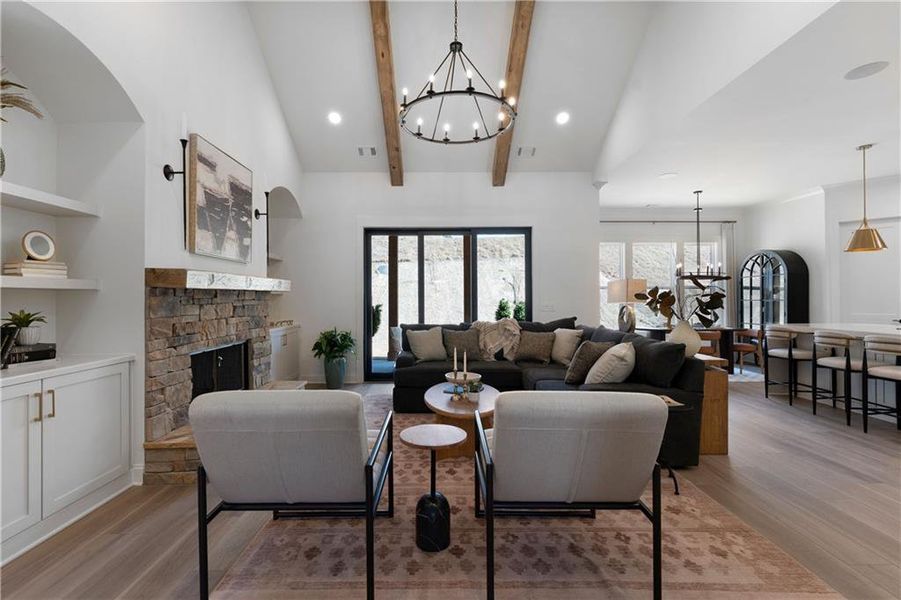 Furnished interior view inside a new home in , Waleska (Image 40).