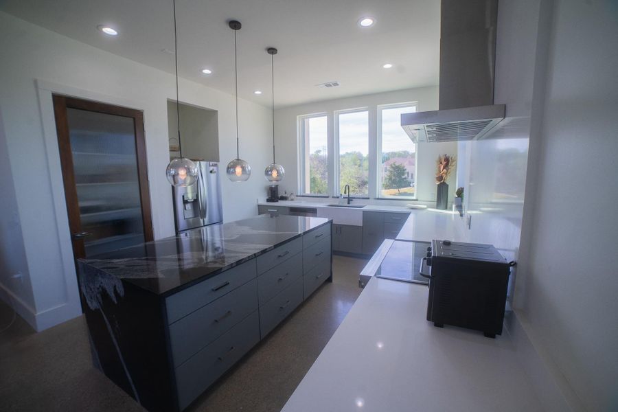 Another view of the kitchen