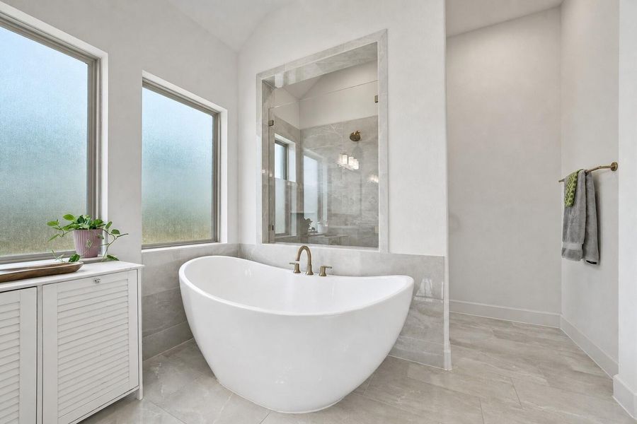 Furnished interior view inside a new home in Artavia, Conroe (Image 39).