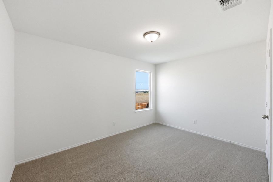 Spacious, unfurnished interior of a new home in Salerno - Heritage Collection, Round Rock (Image 16). Spacious, unfurnished interior of a new home in Salerno - Heritage Collection, Round Rock (Image 16).