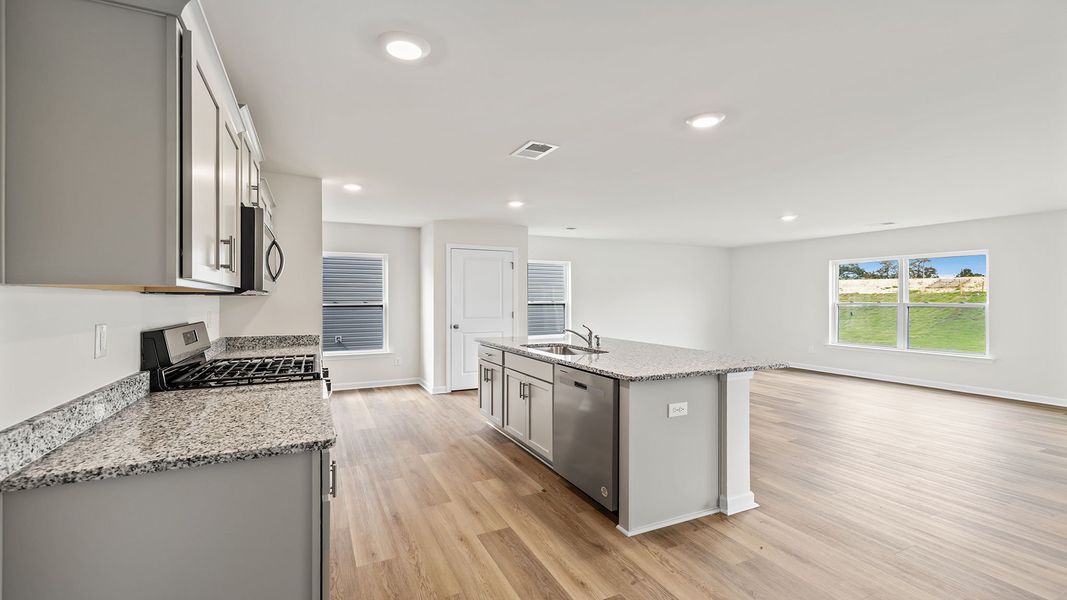 Furnished interior view inside a new home in Durbin Meadows, Fountain Inn (Image 6).
