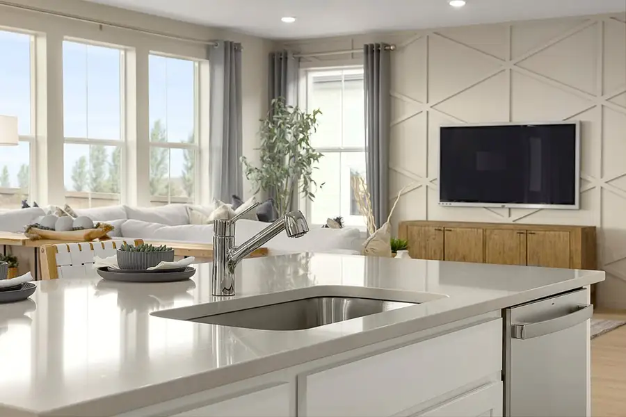 Representative furnished interior of a home built from the 2294 by KB Home in Windler Midtown Starlight, Aurora (Image 5).