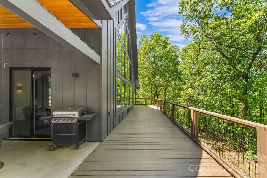 Exterior details and patio area of a home in , Morganton (Image 22).