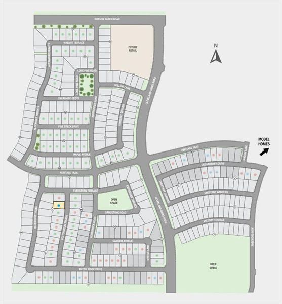 The Ridge at Northlake Sitemap The Ridge at Northlake Sitemap