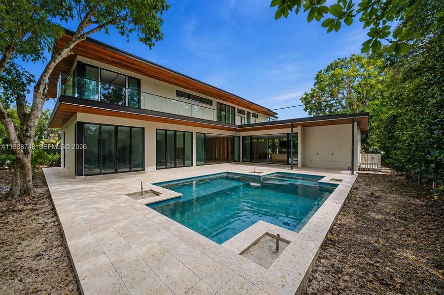 Exterior details and patio area of a home in , Miami (Image 17). Exterior details and patio area of a home in , Miami (Image 17).
