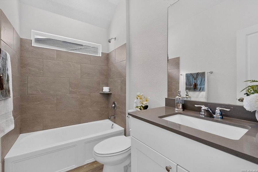 Furnished interior view inside a new home in , San Antonio (Image 16).