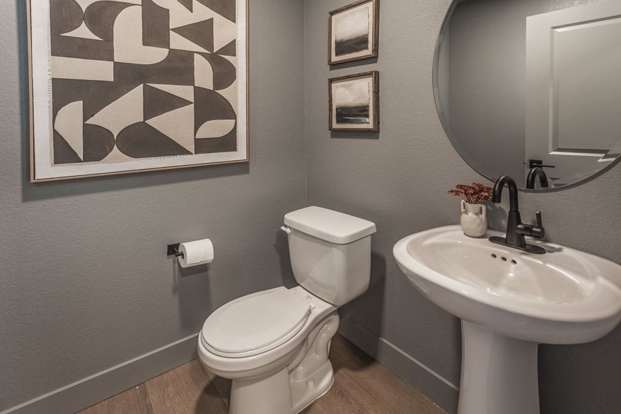 Representative furnished interior of a home built from the Marigold by Hartford Homes in Prairie Song, Windsor (Image 41).