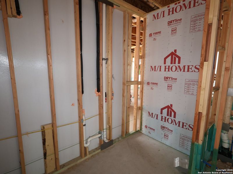 In-progress construction of a new home in Meadows at Clear Springs, New Braunfels, TX (Image 33).
