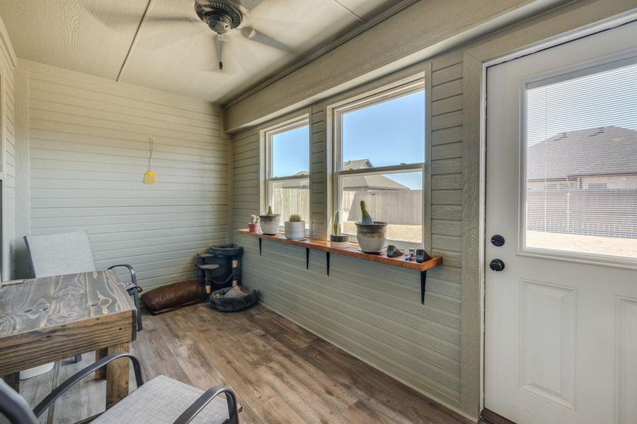 Exterior details and patio area of a home in , Abilene (Image 3).