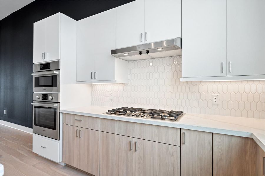 Furnished interior view inside a new home in Austin Modern Lofts at Mueller, Austin (Image 12).