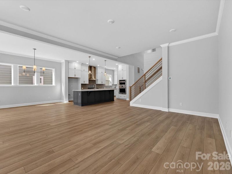 Spacious, unfurnished interior of a new home in North Creek Village, Huntersville (Image 37).