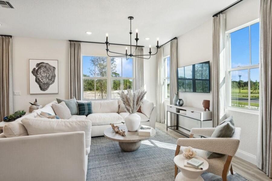 Furnished interior view inside a new home in , Stuart (Image 8).