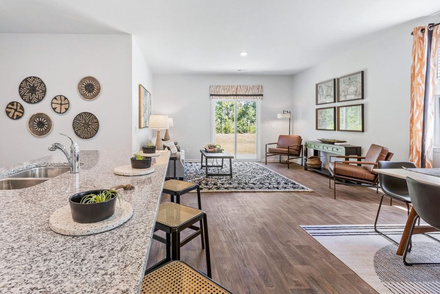 Furnished interior view inside a new home in Pineview North, Summerville (Image 21).