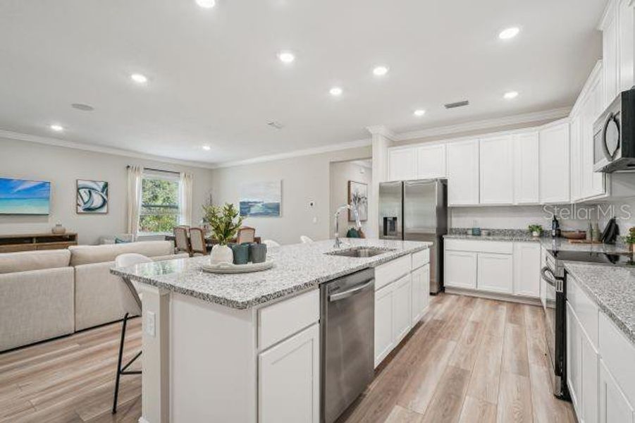 Furnished interior view inside a new home in Benton Hills, Brooksville (Image 11).