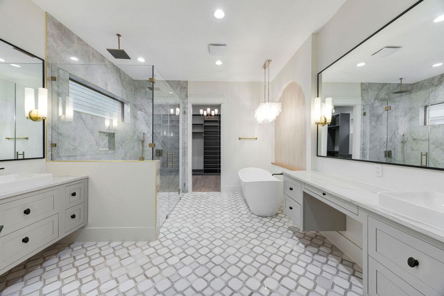 Furnished interior view inside a new home in , Houston (Image 12).