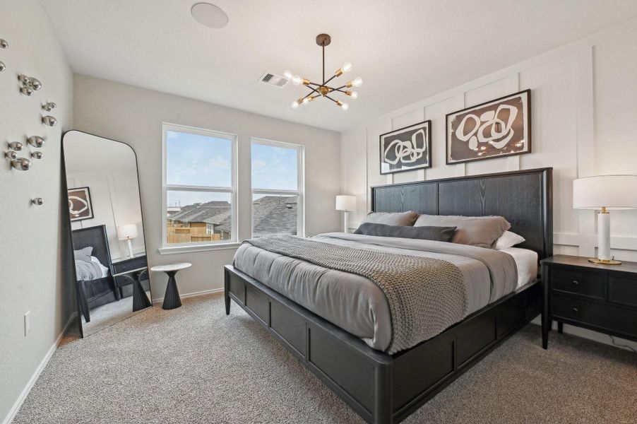 Furnished interior view inside a new home in Legacy Park, Houston (Image 7).