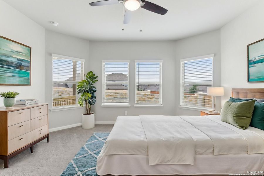Furnished interior view inside a new home in Remington Ranch, San Antonio (Image 3). Furnished interior view inside a new home in Remington Ranch, San Antonio (Image 3).