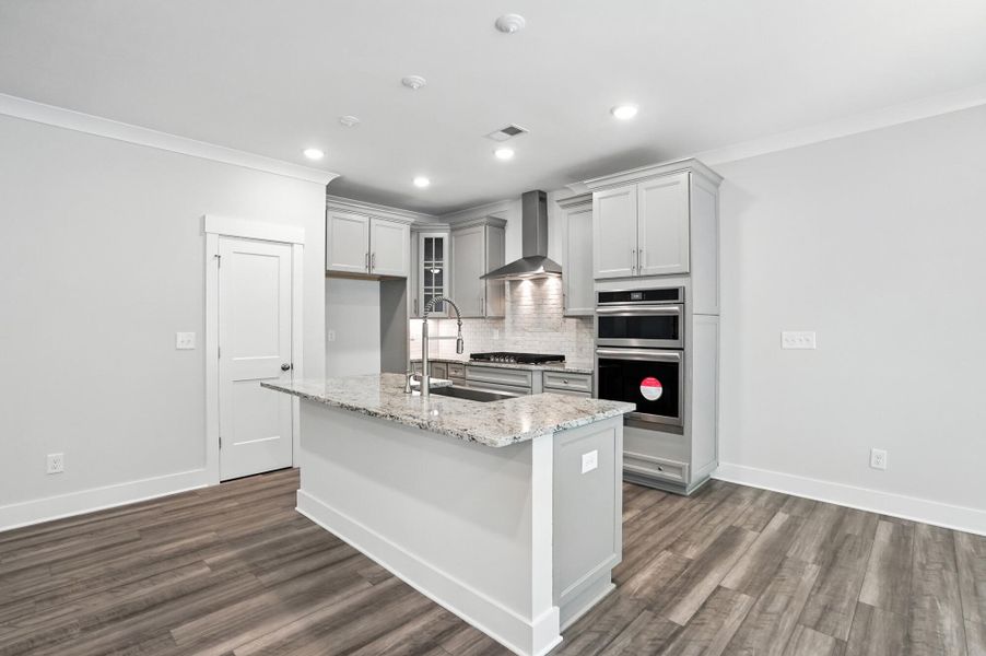 Furnished interior view inside a new home in Villas at Prestwick, Mooresville (Image 7). Furnished interior view inside a new home in Villas at Prestwick, Mooresville (Image 7).
