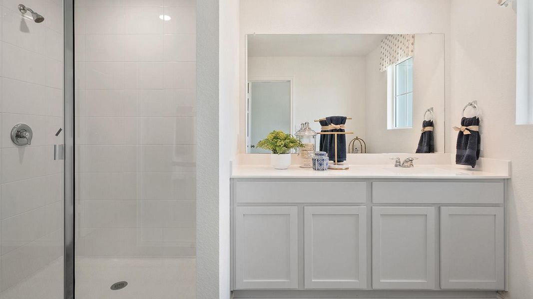 Furnished interior view inside a new home in Valverde, Bastrop (Image 6).