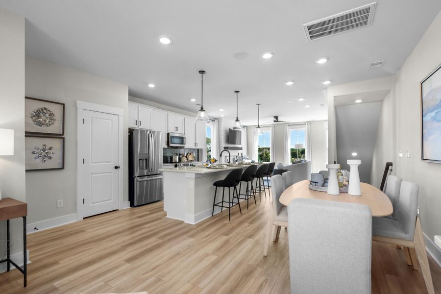 Furnished interior view inside a new home in , North Charleston (Image 7).