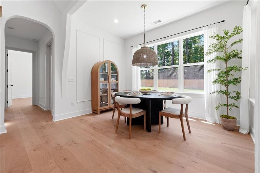 Furnished interior view inside a new home in , Powder Springs (Image 10).